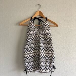 Liz Lange Maternity Halter Tankini Top NWT